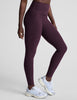Spacedye Caught In The Midi High Waisted Legging | Eggplant Purple Heather