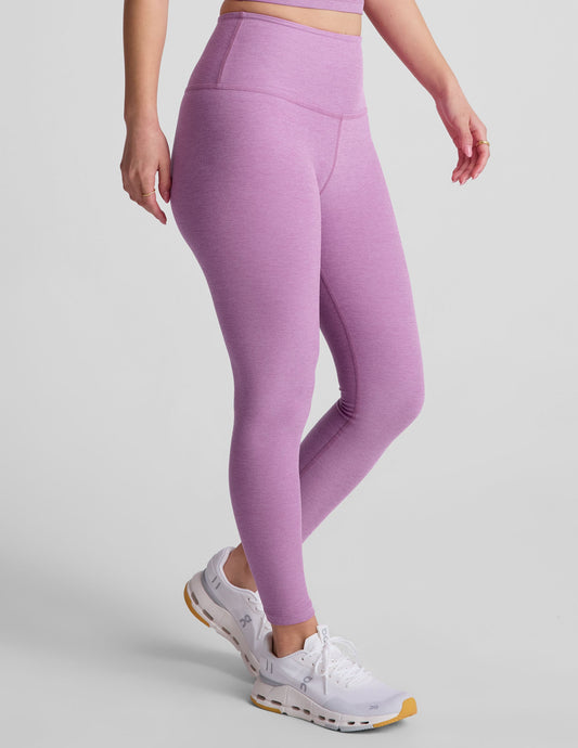Spacedye Caught In The Midi High Waisted Legging | Lilac Petal Heather