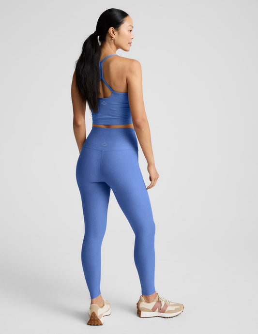 Spacedye Caught In The Midi High Waisted Legging | Wild Blue Flower