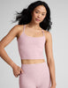 Spacedye Slim Racerback Cropped Tank | Blush Blooms Heather