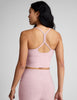 Spacedye Slim Racerback Cropped Tank | Blush Blooms Heather