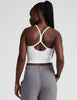 Spacedye Slim Racerback Cropped Tank | Cloud White