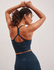 Spacedye Slim Racerback Cropped Tank | Nocturnal Navy