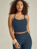 Spacedye Slim Racerback Cropped Tank | Nocturnal Navy