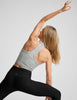 Spacedye On The Up Cropped Tank | Silver Mist
