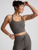 Spacedye On The Up Cropped Tank | True Gray Heather