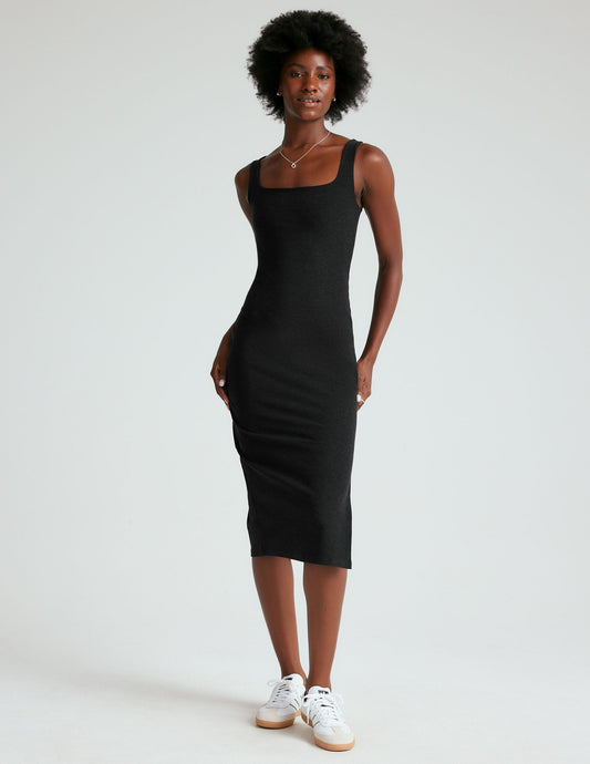 Spacedye Icon Midi Dress | Darkest Night