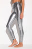 High Gloss Lotus Legging | Chrome