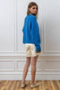 Animal Intarsia Cozy Knit Pullover | Sky Blue
