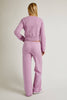 Button Up Cardigan with Wide Leg Pants (Set) | Mauve