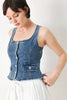 Washed Denim Vest | Denim