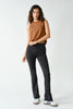 Pima Cotton Relaxed Side-Knot Tank | Cocoa