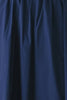 Solid Woven Midi Dress | Navy