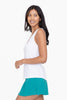 V-Neck Active Tank Top | White