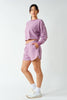 Boardwalk Stripe Crewneck Set | Mulberry