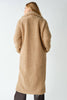 Sherpa Longline Double-Breasted Coat | Teddy