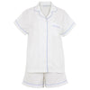 Periwinkle Short Sleeve Shorty Pajamas