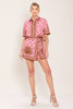 Printed Skort | Mauve