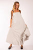 Spaghetti Strap Maxi Dress | Ivory Stripe