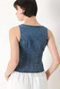 Washed Denim Vest | Denim