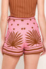 Printed Skort | Mauve