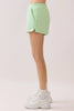 High waisted Sweat Shorts | Lime