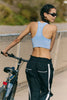 Go To Sports Bra | Washed Peri Blue