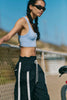 Go To Sports Bra | Washed Peri Blue