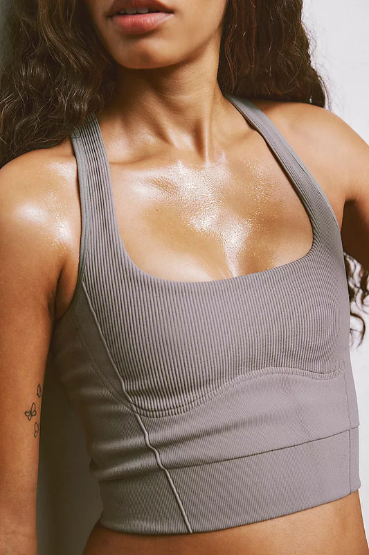 Happiness Runs Corset Racer Back Tank | Nordic Trail