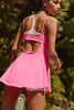 Baseline UV Protection Tennis Dress | Neon Pink