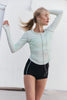 Right On Run Long Sleeve Layer | Pistachio