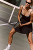 Baseline UV Protection Tennis Dress | Black Combo
