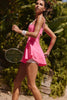 Baseline UV Protection Tennis Dress | Neon Pink