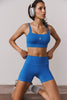 Never Better Reversible Twist Crop | Cobalt