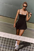 Baseline UV Protection Tennis Dress | Black Combo