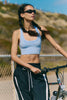 Go To Sports Bra | Washed Peri Blue