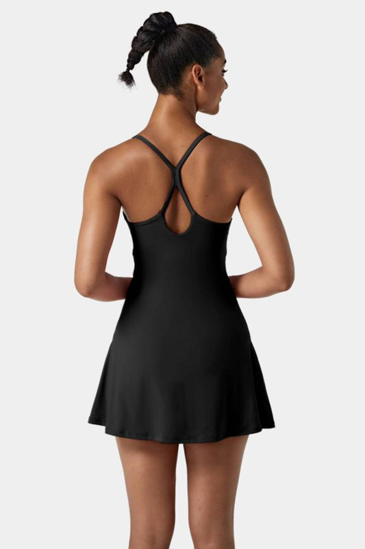 In My Feels Everyday Cloudful® Air Backless 2-in-1 Activity Dress-Euphoria Air | Black