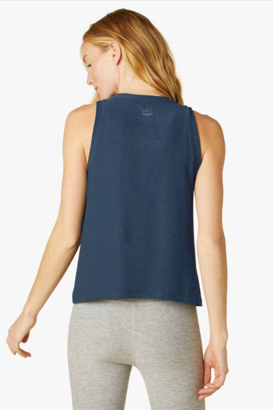 Featherweight Balanced Muscle Tank | Nocturnal Navy